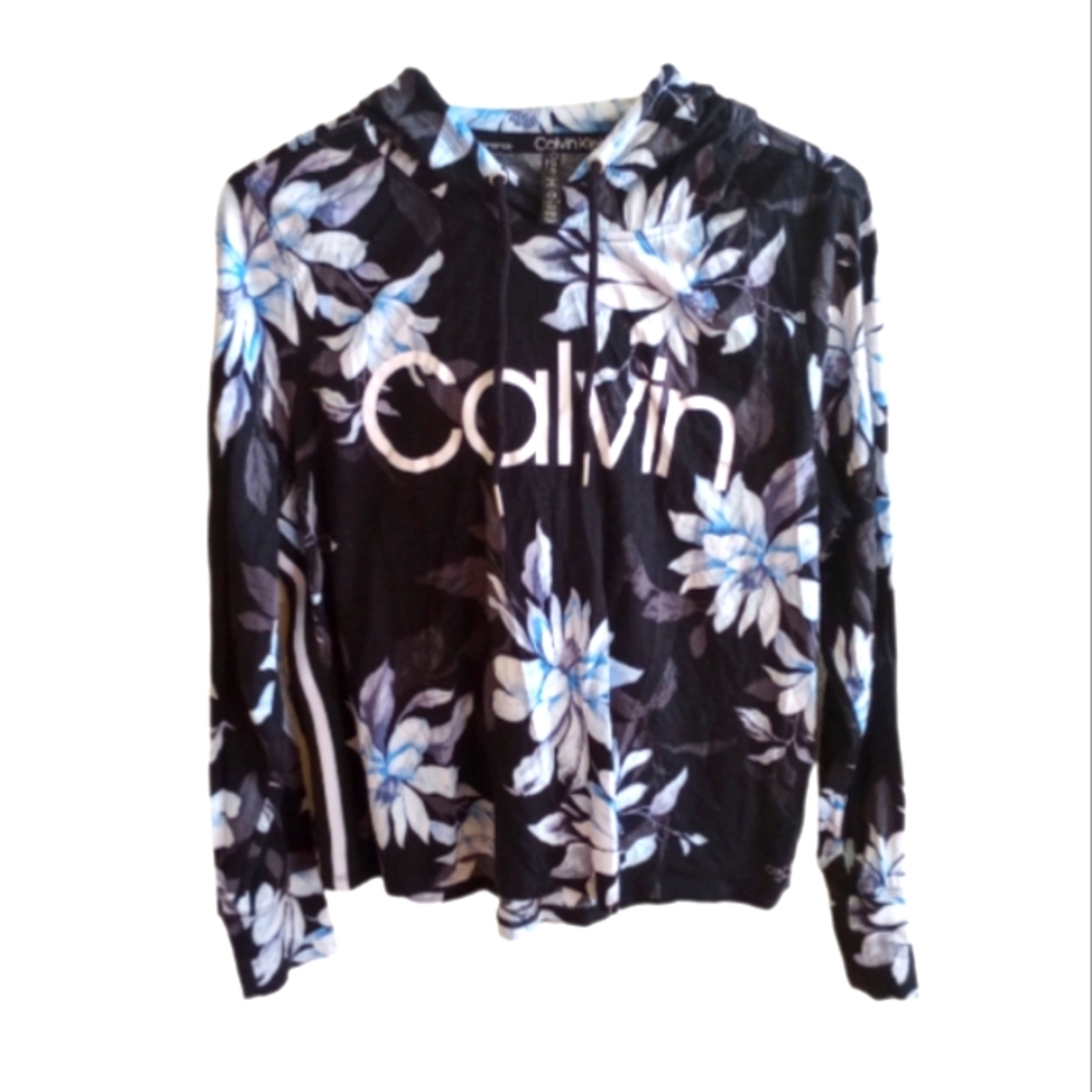 Calvin Klein lightweight pullover hoodie top shirt